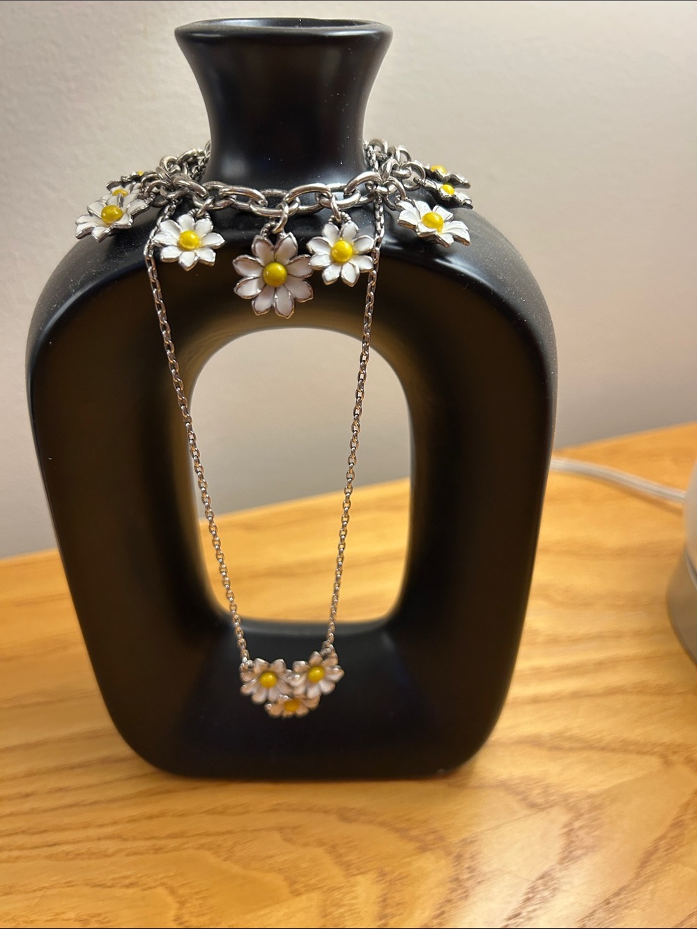 Brighton Silver Sunnny Days Daisy Charm Necklace/matching Bracelet